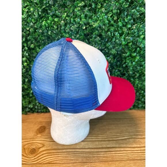 Mens Patagonia Climb A Mountain Trucker Hat  Red White and Blue  Adult Cap - Picture 6 of 8